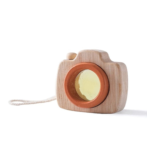 Planet Gates camera3 Wooden Fashion Camera Baby Toys Pendant Baby Block Montessori Toys for Children Wooden DIY Presents Nursing Gift Outdoor Toys