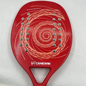 Planet Gates Camewin Beach Tennis Racket Full Carbon Fiber Rough Surface Outdoor Sports Ball Racket For Men Women Adult Senior Player Hot