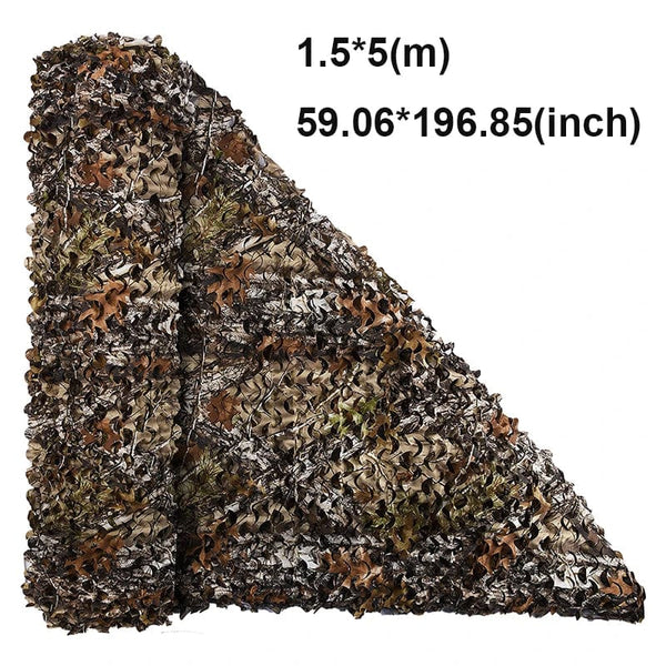 Planet Gates Camo Netting Bulk Roll Mesh Cover Blind Net Camo Outdoor Sun Shade Camping Shooting Hunting Fence Camouflage Net Awning Jungle