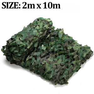 Planet Gates Camouflage 2m x 10m Camouflage Nets Military Army Training Tent Shade Outdoor Camping Hunting Shelter Hide Netting Car Covers Garden Bar Decoration