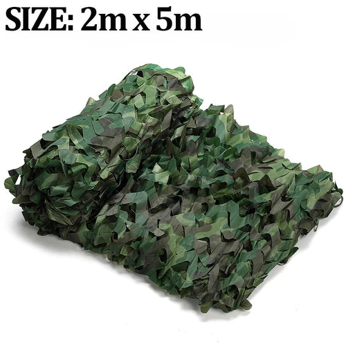 Planet Gates Camouflage 2m x 5m Camouflage Nets Military Army Training Tent Shade Outdoor Camping Hunting Shelter Hide Netting Car Covers Garden Bar Decoration