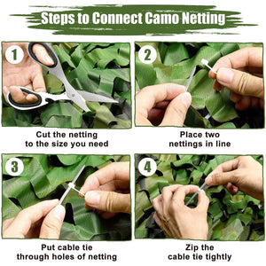 Planet Gates Camouflage Nets Military Army Training Tent Shade Outdoor Camping Hunting Shelter Hide Netting Car Covers Garden Bar Decoration