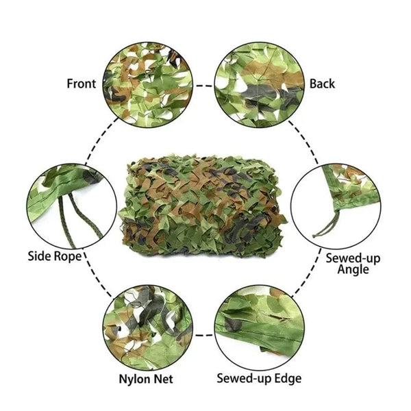 Planet Gates Camouflage Nets Military Army Training Tent Shade Outdoor Camping Hunting Shelter Hide Netting Car Covers Garden Bar Decoration