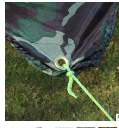 Planet Gates Camouflage Shelter Tourist Awning Canopy Tarp Tent Shade Ultralight Garden Canopy Sunshade Outdoor Camping Hammock Waterproof