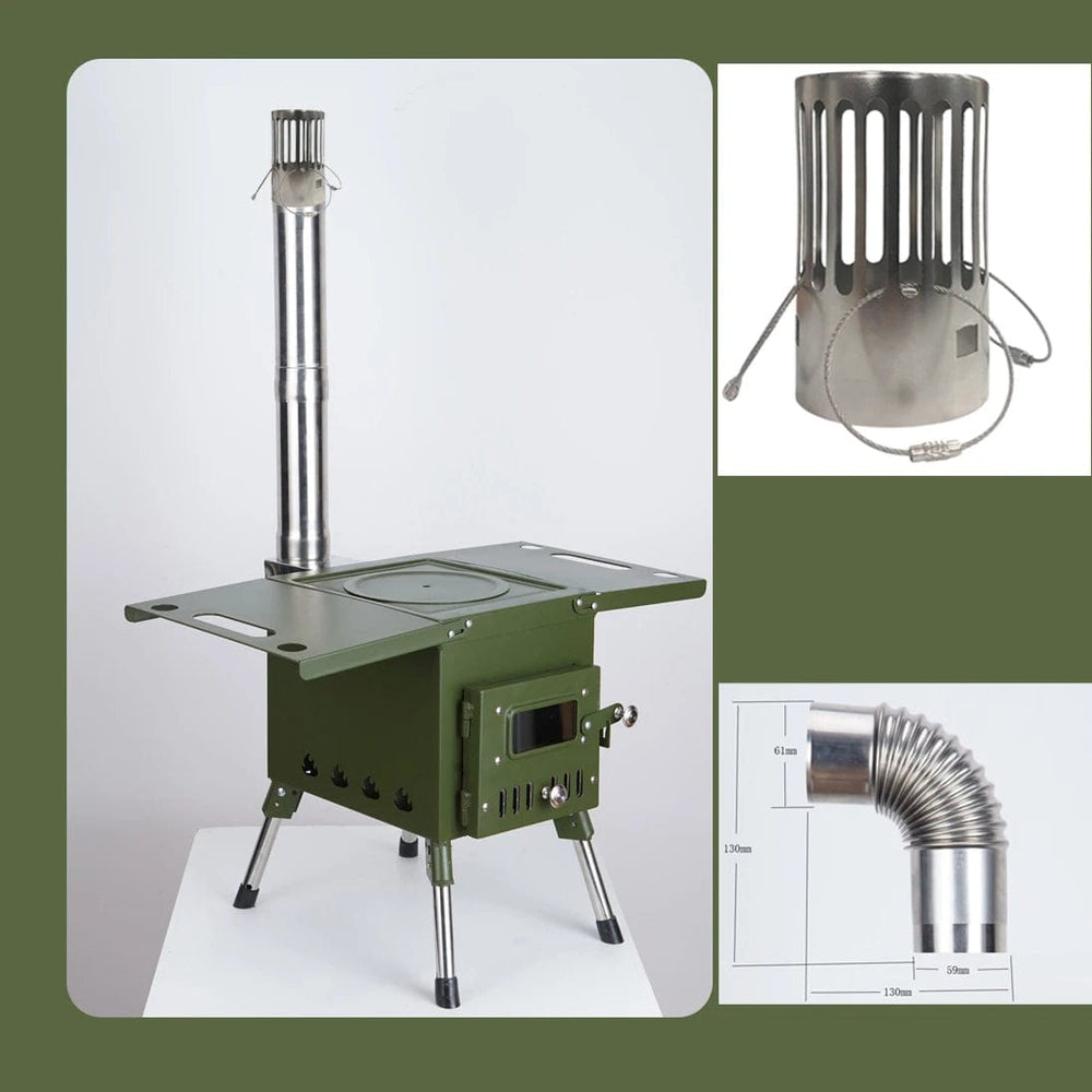 Planet Gates Camping Firewood Stove Chimney Cap Parts Portable Patio Heaters Chimney Accessary Chimney Tube Spark Arrestor