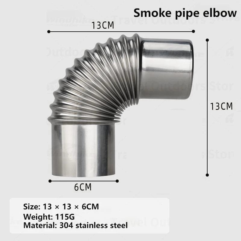 Planet Gates Camping Firewood Stove Chimney Cap Parts Portable Patio Heaters Chimney Accessary Chimney Tube Spark Arrestor