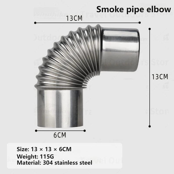 Planet Gates Camping Firewood Stove Chimney Cap Parts Portable Patio Heaters Chimney Accessary Chimney Tube Spark Arrestor