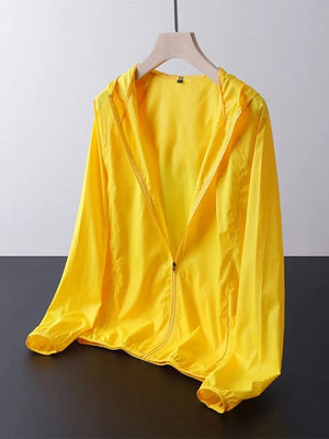 Planet Gates Camping Waterproof Sun Protection Clothes Thin Lightweight Breathable Bicycle Jacket Men Women Quick Dry Sport Coat Windbreaker