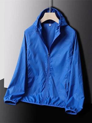 Planet Gates Camping Waterproof Sun Protection Clothes Thin Lightweight Breathable Bicycle Jacket Men Women Quick Dry Sport Coat Windbreaker