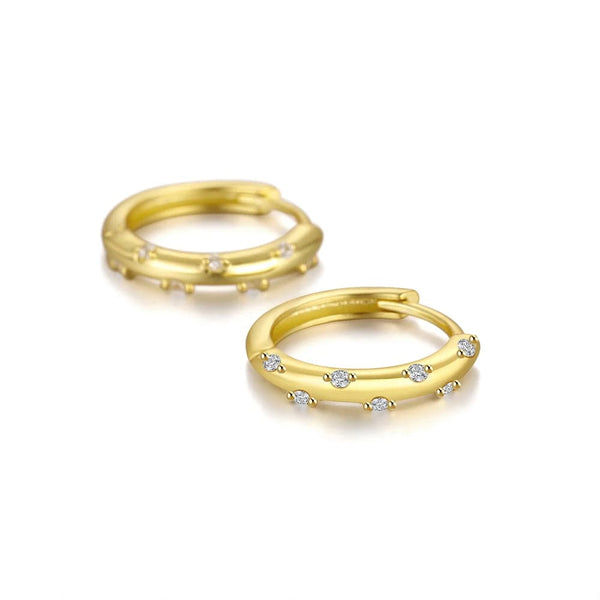 Planet Gates CANNER 925 Sterling Silver Glossy Hoop Earrings Gold Color Tiny Cartilage Piercing Small Huggie Earring Fine Jewelry Accessories
