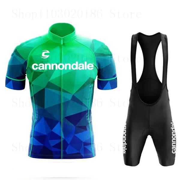 Planet Gates Cannondale Cycling Jersey Set Summer Bicycle Suit Quick Drying Bib Shorts Clothes Mtb Maillot Ropa Ciclismo Mountain Bike Wear