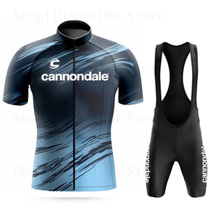 Planet Gates Cannondale Cycling Jersey Set Summer Bicycle Suit Quick Drying Bib Shorts Clothes Mtb Maillot Ropa Ciclismo Mountain Bike Wear