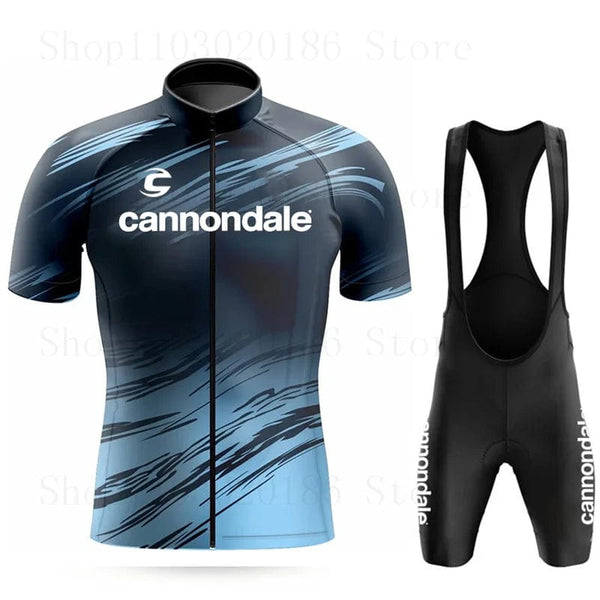 Planet Gates Cannondale Cycling Jersey Set Summer Bicycle Suit Quick Drying Bib Shorts Clothes Mtb Maillot Ropa Ciclismo Mountain Bike Wear
