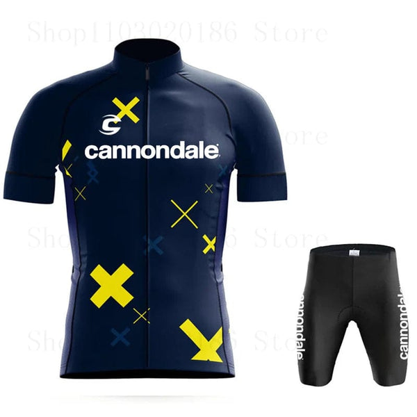 Planet Gates Cannondale Cycling Jersey Set Summer Bicycle Suit Quick Drying Bib Shorts Clothes Mtb Maillot Ropa Ciclismo Mountain Bike Wear