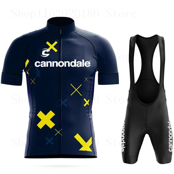 Planet Gates Cannondale Cycling Jersey Set Summer Bicycle Suit Quick Drying Bib Shorts Clothes Mtb Maillot Ropa Ciclismo Mountain Bike Wear