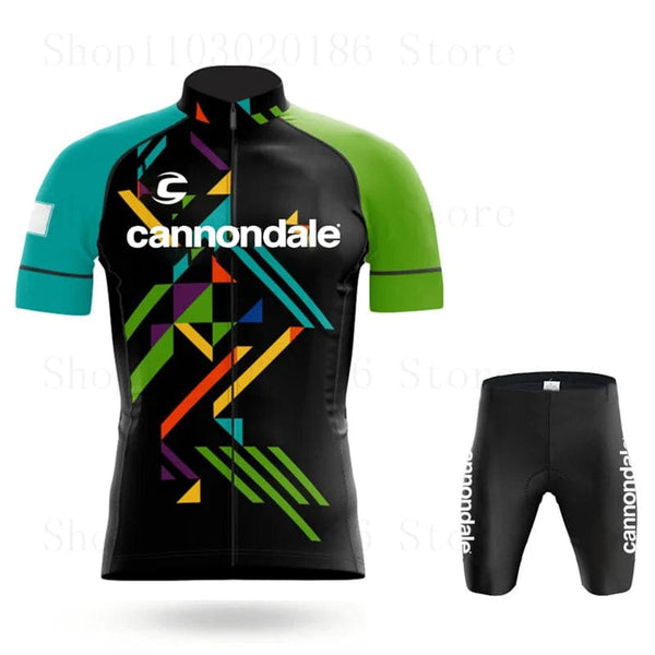 Planet Gates Cannondale Cycling Jersey Set Summer Bicycle Suit Quick Drying Bib Shorts Clothes Mtb Maillot Ropa Ciclismo Mountain Bike Wear