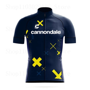 Planet Gates Cannondale Cycling Jersey Set Summer Bicycle Suit Quick Drying Bib Shorts Clothes Mtb Maillot Ropa Ciclismo Mountain Bike Wear