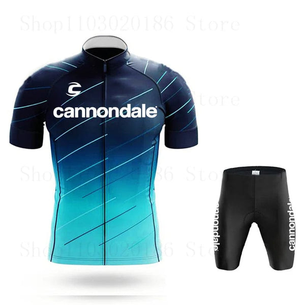 Planet Gates Cannondale Cycling Jersey Set Summer Bicycle Suit Quick Drying Bib Shorts Clothes Mtb Maillot Ropa Ciclismo Mountain Bike Wear