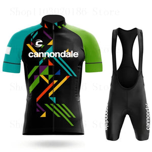 Planet Gates Cannondale Cycling Jersey Set Summer Bicycle Suit Quick Drying Bib Shorts Clothes Mtb Maillot Ropa Ciclismo Mountain Bike Wear