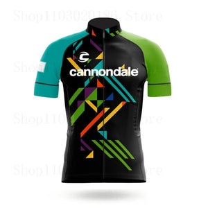 Planet Gates Cannondale Cycling Jersey Set Summer Bicycle Suit Quick Drying Bib Shorts Clothes Mtb Maillot Ropa Ciclismo Mountain Bike Wear