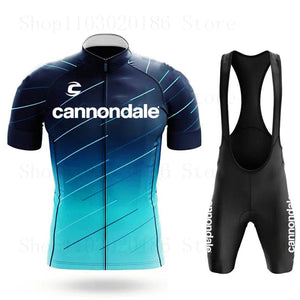 Planet Gates Cannondale Cycling Jersey Set Summer Bicycle Suit Quick Drying Bib Shorts Clothes Mtb Maillot Ropa Ciclismo Mountain Bike Wear