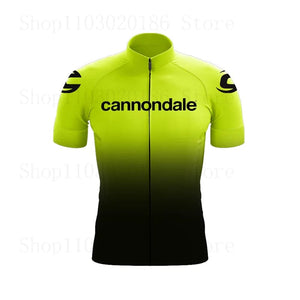 Planet Gates Cannondale Men Short Sleeve Cycling Jersey Set Summer Bicicleta Clothing MTB Maillot Ropa Ciclismo Sportswear Blue Bicycle Suit