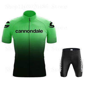 Planet Gates Cannondale Men Short Sleeve Cycling Jersey Set Summer Bicicleta Clothing MTB Maillot Ropa Ciclismo Sportswear Blue Bicycle Suit
