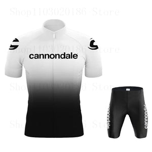 Planet Gates Cannondale Men Short Sleeve Cycling Jersey Set Summer Bicicleta Clothing MTB Maillot Ropa Ciclismo Sportswear Blue Bicycle Suit