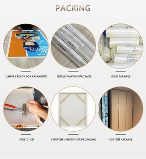 Planet Gates canvas only / 20x20CM YWDECOR Custom Painting Canvas HD Print Customized Your Picture Personalized Wall Art Poster Photos for Living Room Home Decor