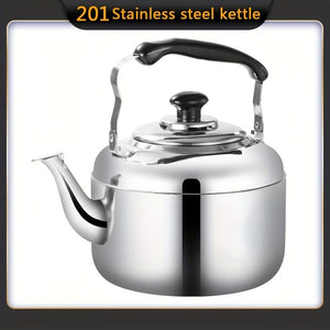 Planet Gates Capacity：4.0L 1pc, Stovetop Tea Kettles, 4L Stainless Steel Kettle, Electromagnetic Stove Gas Stove Universal Kettle, Household Tea Pot Commercial Large-capacity Water Kettle, Summer Winter Drinkware, Home Kitchen Items Back To School
