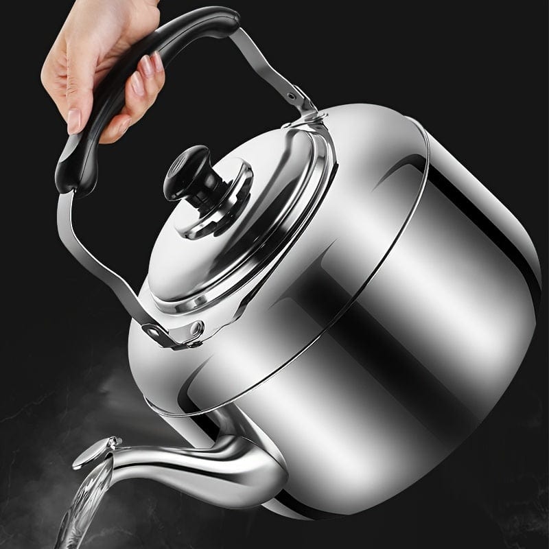 Planet Gates Capacity：4.0L 1pc, Stovetop Tea Kettles, 4L Stainless Steel Kettle, Electromagnetic Stove Gas Stove Universal Kettle, Household Tea Pot Commercial Large-capacity Water Kettle, Summer Winter Drinkware, Home Kitchen Items Back To School