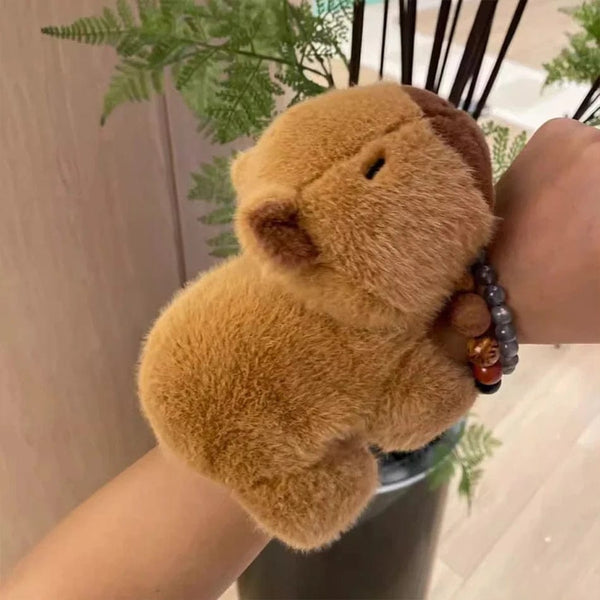 Planet Gates capybara Capybara Plush Simulation Capibara Anime Fluffty Toy Cute Capybara Plush Toys With Hand Circle Ring  Animals Stuffed Dolls