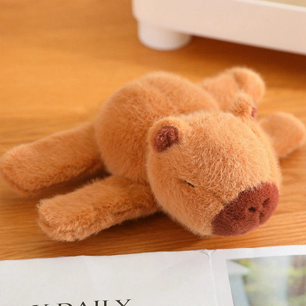 Planet Gates capybara Capybara Plush Simulation Capibara Anime Fluffty Toy Cute Capybara Plush Toys With Hand Circle Ring  Animals Stuffed Dolls