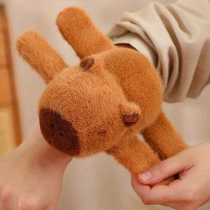 Planet Gates capybara Capybara Plush Simulation Capibara Anime Fluffty Toy Cute Capybara Plush Toys With Hand Circle Ring  Animals Stuffed Dolls