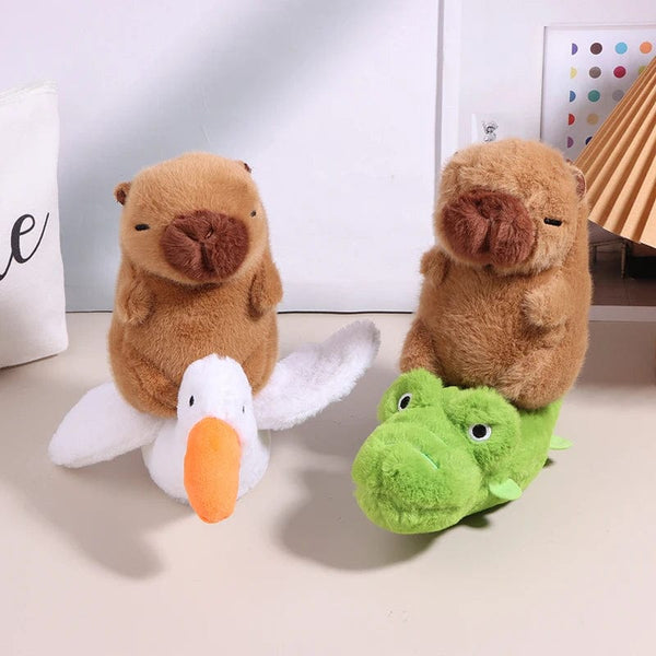 Planet Gates Capybara Plush Toy Cute Capybara Stuffed Plush Toy Animals Pendant Capybara Pillow