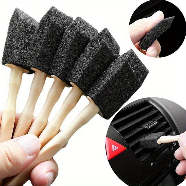 Planet Gates Car Air Conditioner Vent Cleaner Cleaning Brush Detailing Scrub Brush Outlet Wash Duster Dust Removal Auto Interior Clean Tool