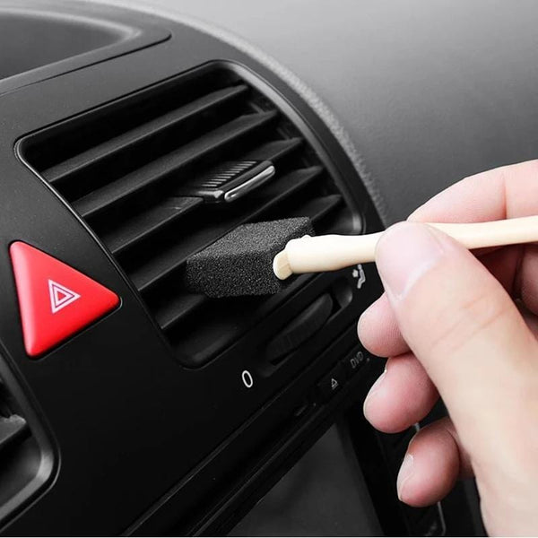 Planet Gates Car Air Conditioner Vent Cleaner Cleaning Brush Detailing Scrub Brush Outlet Wash Duster Dust Removal Auto Interior Clean Tool
