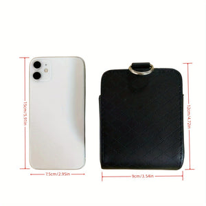 Planet Gates Car Air Vent Hanging Storage Box Mobile Phone Bag PU Leather Car Mobile Phone Holder Car Interior Accessories