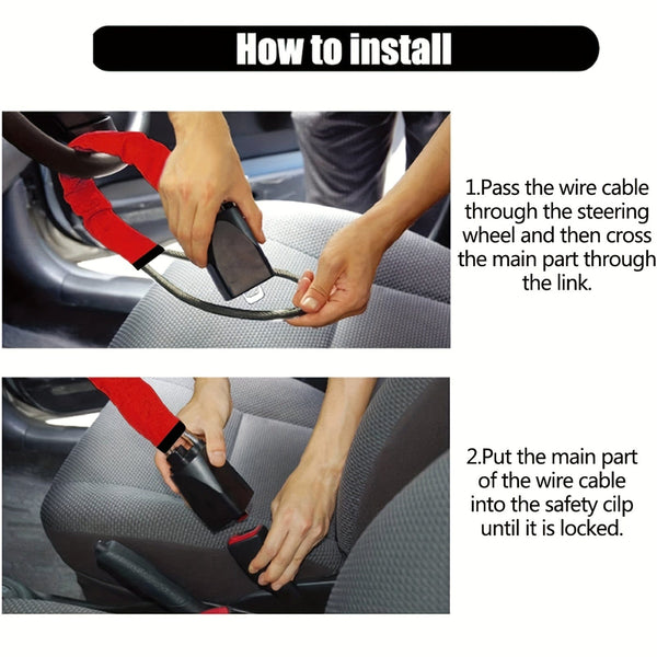 Planet Gates Car Anti-theft Lock Universal Type Car Steering Wheel Lock Car Anti-theft Lock