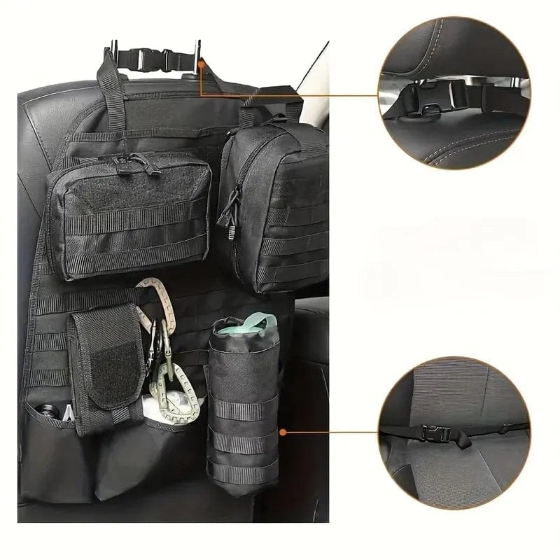 Planet Gates Car Backseat Hanging Bag, Tactical Accessory Organizer, Self-Driving Hunting Outdoor Storage Bag Classified Storage Bag