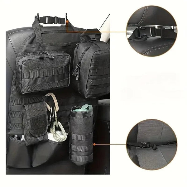 Planet Gates Car Backseat Hanging Bag, Tactical Accessory Organizer, Self-Driving Hunting Outdoor Storage Bag Classified Storage Bag