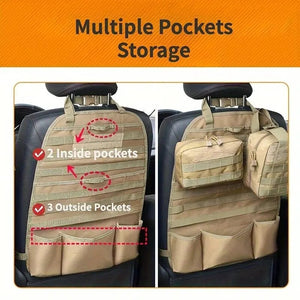 Planet Gates Car Backseat Hanging Bag, Tactical Accessory Organizer, Self-Driving Hunting Outdoor Storage Bag Classified Storage Bag