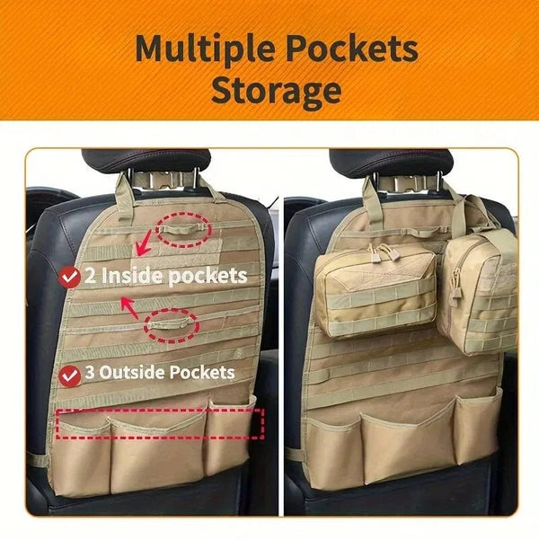 Planet Gates Car Backseat Hanging Bag, Tactical Accessory Organizer, Self-Driving Hunting Outdoor Storage Bag Classified Storage Bag