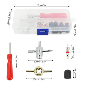 Planet Gates Car Bicycle Slotted Handle Tire Valve Stem Core Remover Screwdriver Tire Repair Install Tool Kit Auto Motorcycle Accessories