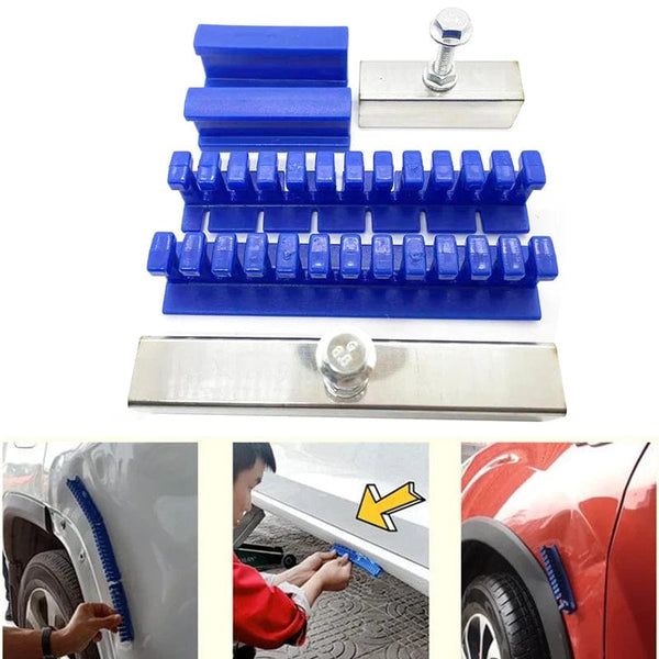 Planet Gates Car Body Dent Repair Tool Kit with Slide Hammer T-bar Dent Puller Suction Cup Mechanic for Automobile Hail Dent Remover