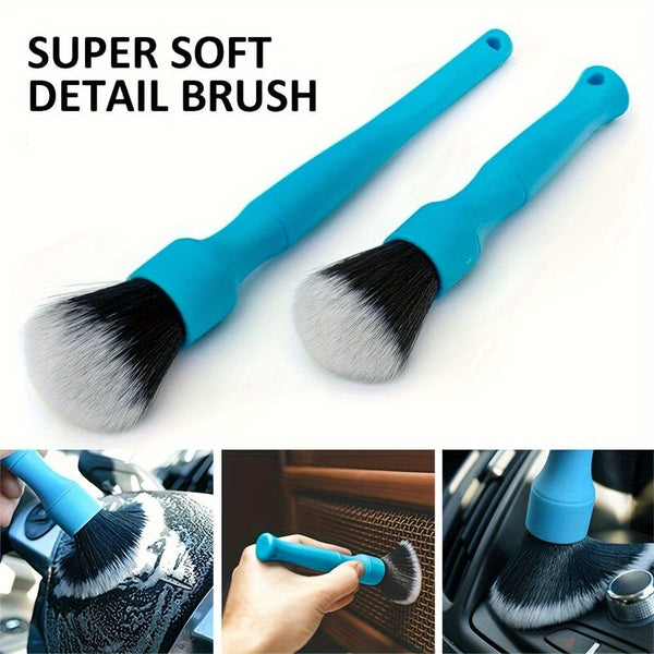 Planet Gates Car Brush Ultra-Soft Detailing Brush Super Soft Auto Interior Detail Brush With Synthetic Bristles Car Dash Duster Brush