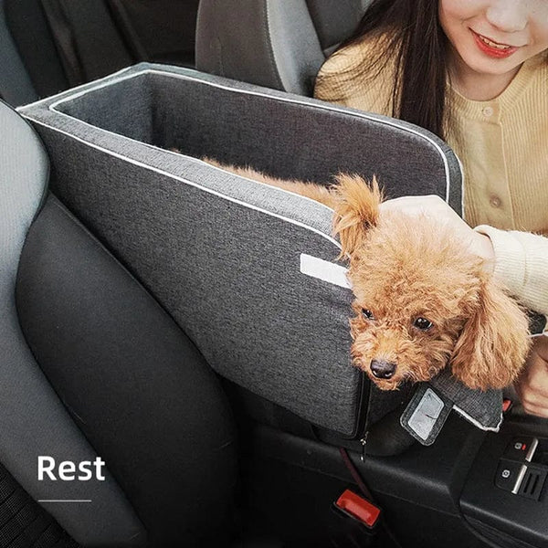 Planet Gates Car Central Dog Car Seat Bed Portable Dog Carrier for Small Dogs and Cats Safety Travel Bag Accessories