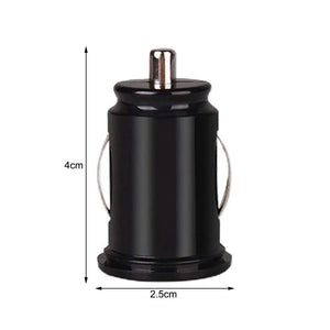 Planet Gates Car Charger Phone Charger Compact Cigarette Lighter USB Charger Adapter 12-24V 2-Hole USB Interface for iPhone