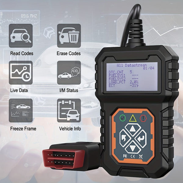 Planet Gates Car Code Scanner Car Code Reader: Get Instant Diagnosis Of Your Vehicle's Check Engine Light With OBD2 Scanner!