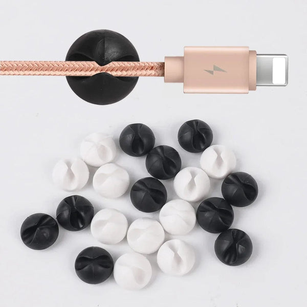 Planet Gates Car Dashboard Data Cable Clip Self-Adhesive USB Line Hub Wire Holder Fixing Clamp Office Desk Wire Organizer Accessories